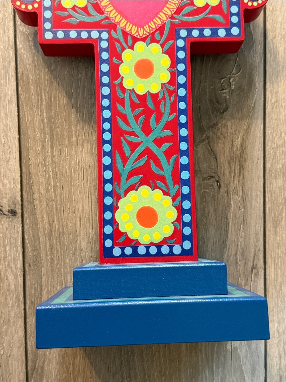 Ashland Day of the Dead Mexican Design Cross Decor NWT - Picture 3 of 5